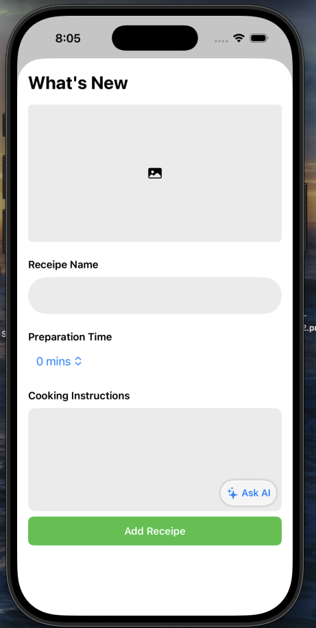 recipe-with-ai: AI Assistant